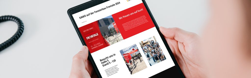KAWO Dichtstoffe & Klebstoffe KAWO auf der Fensterbau Frontale 2024